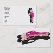 ファッションのブティックの名刺 名刺 (正面/裏面)