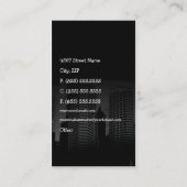 ファッションのブティックの名刺 名刺 (裏面)