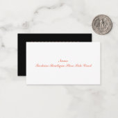 ファッションのブティックの店の販売カード平らなメッセージカード ノートカード (正面/裏面インサイチュ)