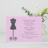 ファッションのマネキンの招待状 招待状 (スタンド正面)