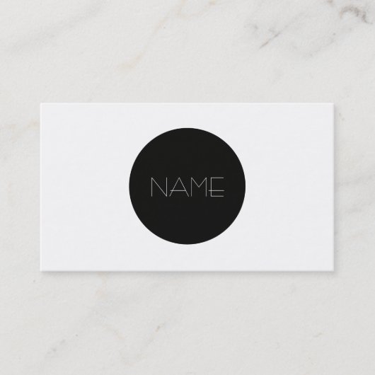 ファッションのミニマリスト 名刺 (正面)