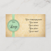 ファッションのヴィンテージ 名刺 (裏面)