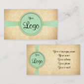 ファッションのヴィンテージ 名刺 (正面/裏面)