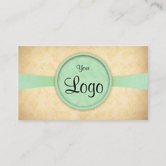 ファッションのヴィンテージ 名刺 (正面)