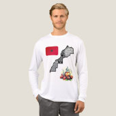 「ファッションの中の伝統」 トライブレンドTシャツ (正面全体)