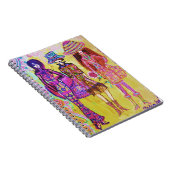 ファッションの女の子のノート ノートブック (右側)