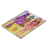 ファッションの女の子のノート ノートブック (左側)