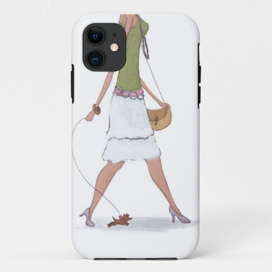 ファッションの女の子のiPhoneの場合 Case-Mate iPhoneケース (裏面)