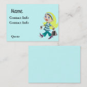 ファッションの女性名刺 名刺 (正面/裏面)