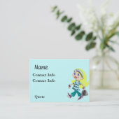 ファッションの女性名刺 名刺 (スタンド正面)