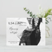 ファッションの店の初日 招待状 (スタンド正面)