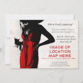 ファッションの店の初日 招待状 (裏面)