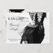 ファッションの店の初日 招待状 (正面/裏面)