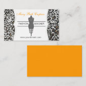 ファッションの模造の合う裁縫のプロフィール 名刺 (正面/裏面)