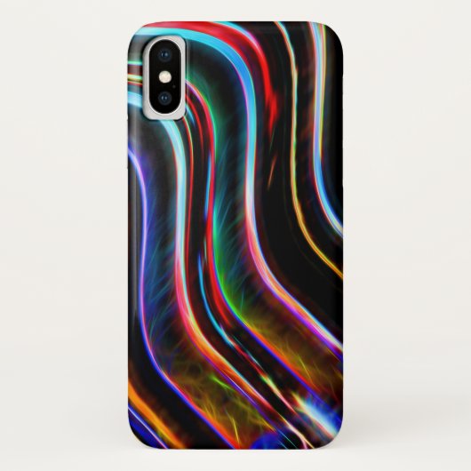 ファッションの横方向のカラーストローク Case-Mate iPhoneケース (裏面)