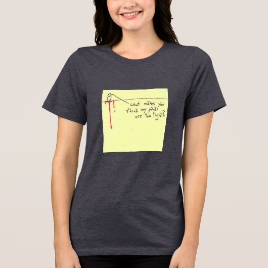 ファッションの深淵：スタイルが執着になる時 トライブレンドＴシャツ (正面)