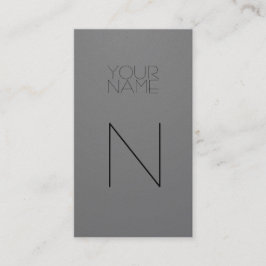 ファッションの灰色の黒 名刺