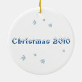 ファッションの警察のサンタの古いオーナメント セラミックオーナメント (裏面)