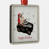 ファッションの警察のサンタ古い2のオーナメント メタルオーナメント (右)