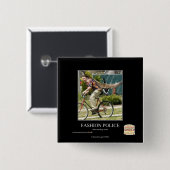 ファッションの警察 缶バッジ (正面&裏面)