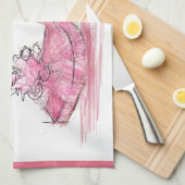 ファッションの靴 キッチンタオル (四つ折り)