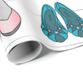 ファッションの靴 ラッピングペーパー (ロールコーナー)