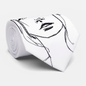 ファッションの顔のタイ ネクタイ (ロール)