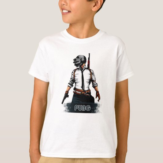 ファッションのPubgのTシャツの男の子" s Tシャツ (正面)
