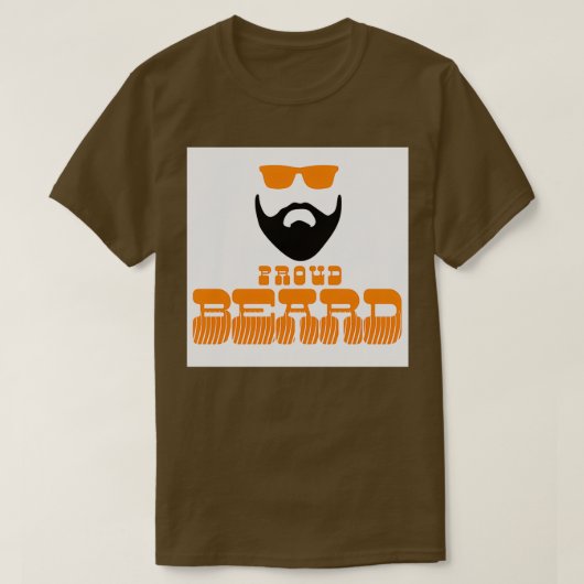 ファッションひげ Tシャツ (デザイン正面)