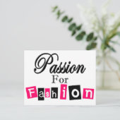 ファッションへの情熱 ポストカード (スタンド正面)