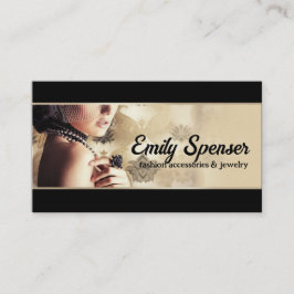 ファッションアクセサリおよびジュエリー名刺 名刺