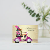 ファッションアクセサリパーズジュエリーピンク金ゴールド 名刺 (スタンド正面)