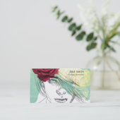 ファッションアクセサリファッションデザイン スタイリッシュ 名刺 (スタンド正面)