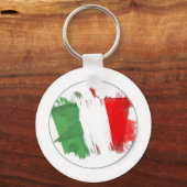 ファッションイタリアンフラグ キーホルダー (正面)