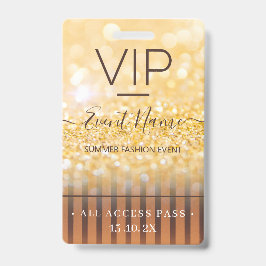 ファッションイベントVIP All Access Pass バッジ