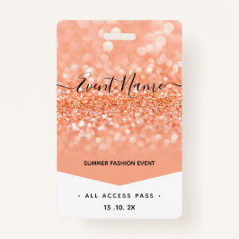 ファッションイベントVIP All Access Pass バッジ