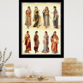 ファッションインドヴィンテージのポスター ポスター (キッチン)