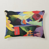 ファッションウィンドウ威厳があるバイマッケ、ヴィンテージフォヴィズム アクセントクッション (正面)