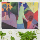 ファッションウィンドウ威厳があるバイマッケ、ヴィンテージフォヴィズム キッチンタオル (折り畳み)