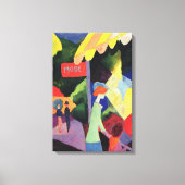 ファッションウィンドウ威厳があるバイマッケ、ヴィンテージフォヴィズム キャンバスプリント (正面)