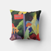 ファッションウィンドウ威厳があるバイマッケ、ヴィンテージフォヴィズム クッション (正面)