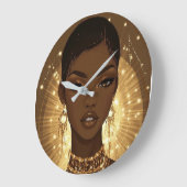 ファッションエスク#3 ラージ壁時計 (傾斜)