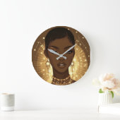 ファッションエスク#3 ラージ壁時計 (ホーム)