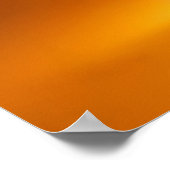 ファッションエレガンスのゴールデン白熱［赤熱］光を放つネオンガール ポスター (角)