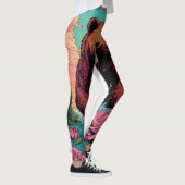 "ファッションエレガンス：モーダーのための絶妙なデザイン レギンス (右)