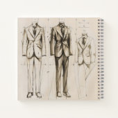 ファッションエレガントスケッチ ノートブック (裏面)