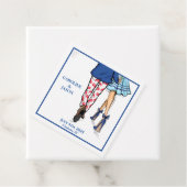 ファッションカップル赤ロブスターシャワ結婚ー フェイバータグ (インサイチュ)