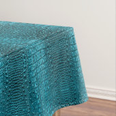 ファッションガーリーターコイズブルーアリゲーターレザー テーブルクロス (インサイチュ)