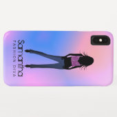 ファッションガールディバブルージーンズ Case-Mate iPhoneケース (裏面(横))