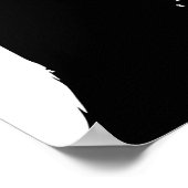 ファッションガールブラックピンクブルー ポスター (角)